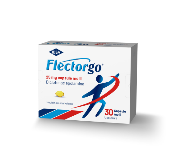 FLECTORGO*30CPS MOLLI 25MG