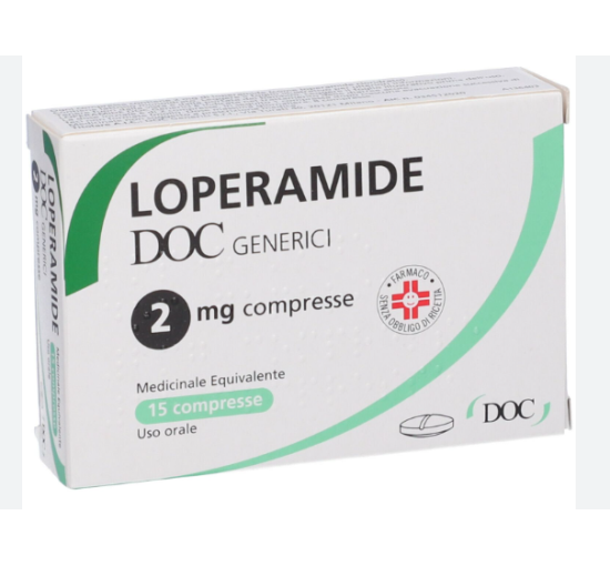 LOPERAMIDE DOC*15CPR 2MG