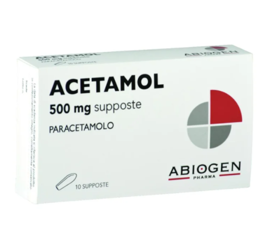 ACETAMOL*10SUPP 500MG