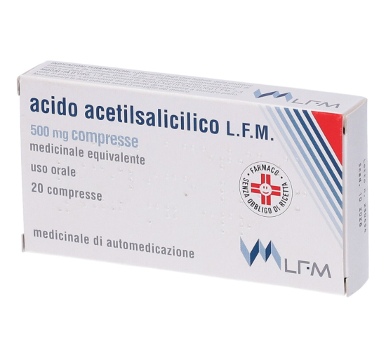 ACIDO ACETILSALIC LFM*20CPR500