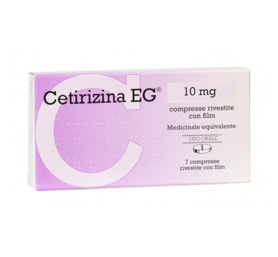 CETIRIZINA EG*7CPR RIV 10MG