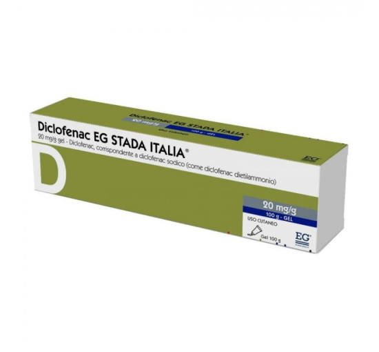 DICLOFENAC EG*GEL 100G 20MG/G