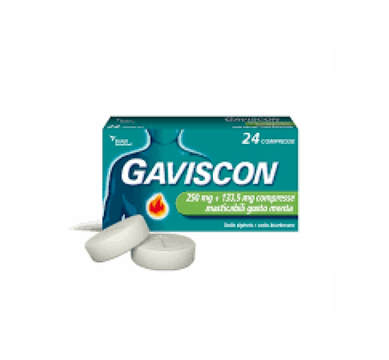 GAVISCON*48CPR MENT250+133,5MG