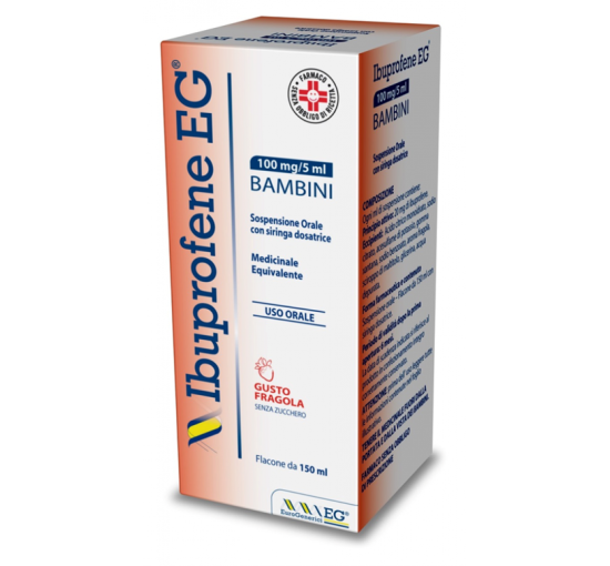 IBUPROFENE EG*FL 150ML FRAGOLA