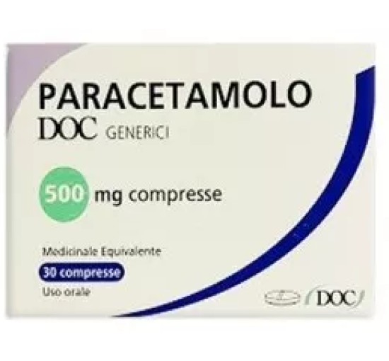 PARACETAMOLO DOC*30CPR 500MG