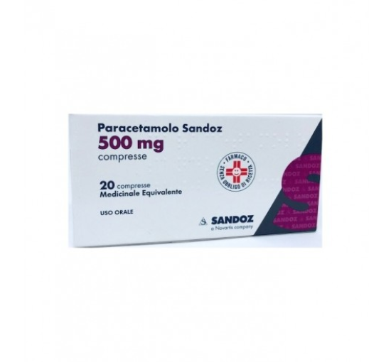 PARACETAMOLO SAND*20CPR 500MG