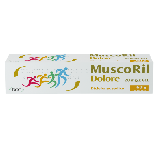 MUSCORIL DOLORE*GEL 60G 20MG/G