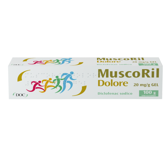 MUSCORIL DOLORE*GEL100G 20MG/G