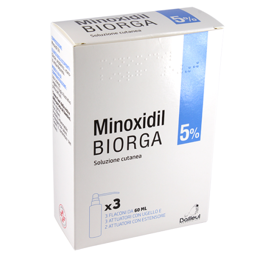 MINOXIDIL BIORGA*SOL CUT 3FL5%