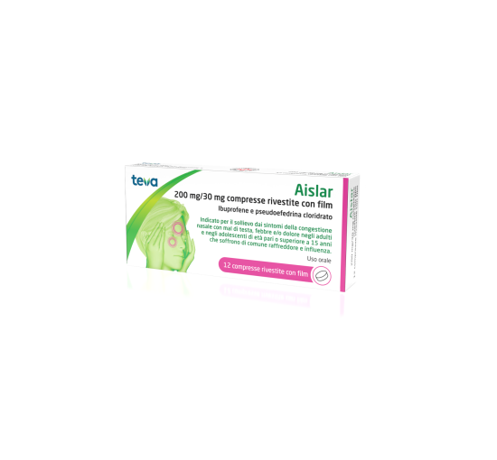 AISLAR*12CPR RIV 200MG+30MG
