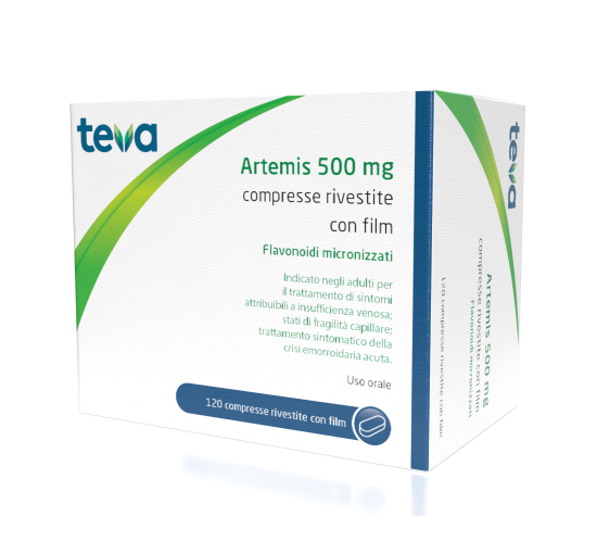 ARTEMIS*120CPR RIV 500MG